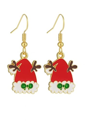 OEM Christmas Themed Earrings, Multicolor