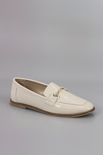 kajal ayakkabı Pier A3 Metal Buckle Ballerinas