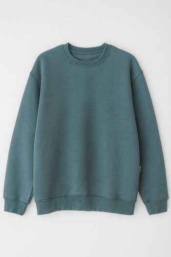 gigigiyim Solid Color Oversize Three-String Men's Sweatshirt
