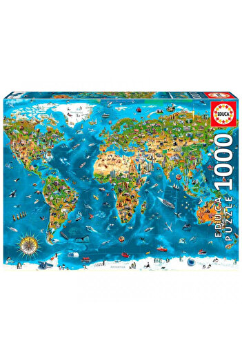 EDUCA Puzzle 1000 pieces Wonders of the World 19022