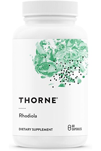 Thorne Rhodiola - Botanical Supplement for Stress Relief, Sleep & Mental Focus - 60 Capsules