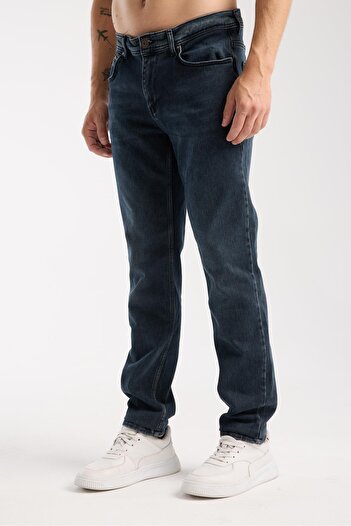 Store Men's Slim Fit/Regular Fit Jeans - Stretch (2% Elastane) and Cotton (98%)