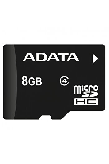 Adata Adata microSDHC Memory Card, 8Gb, Class 4 AUSDH8GCL4-R