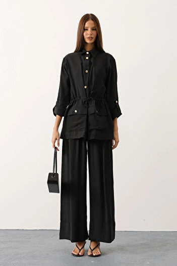 Silerra Marvella Gold Set - Black
