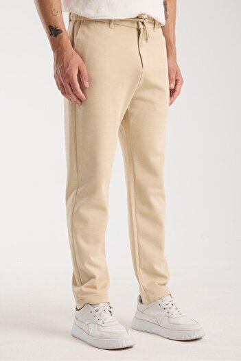 Store Cotton Waist Tie Comfortable Cut Chino Pants Look Baggy Pants
