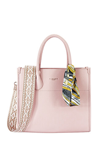 Flora&Co Paris Flora&CO bag with patterned textile strap B-H6935 M7, Pink