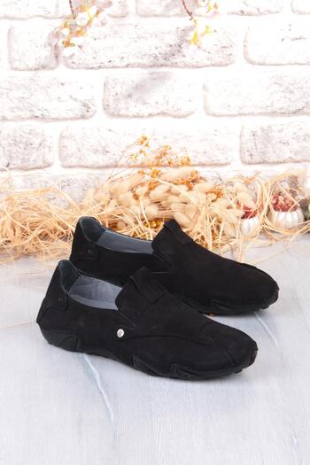 Mehmet Mete 42323 Nubuck Comfort Comfortable Flexible Genuine Leather Men's Shoes