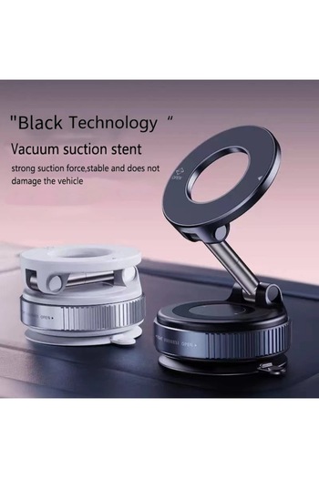 OEM Suport Magnetic Auto , Suction 18-65kPa + Magnet 1.5kg, 3-Axis 360° Adjustable, Zinc Structure,