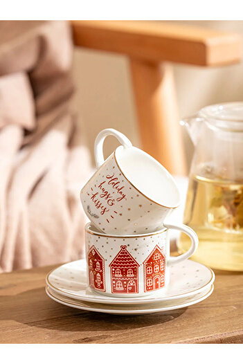 LC Waikiki LCW HOME 2-Person Porcelain Coffee Cup Set 90 Ml