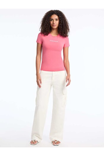Guess Slim Logo Printed T-Shirt