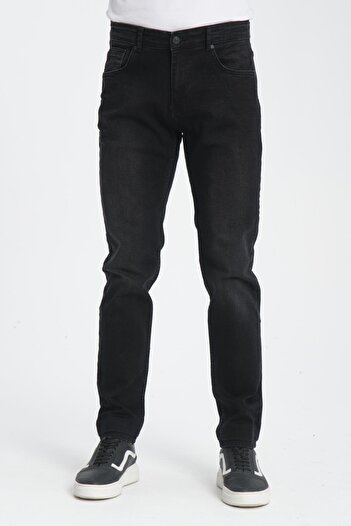 Store Men's Regular Jean Pants - Straight Leg Classic Cut, Comfortable 98% Cotton 2% Lycra