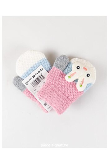 PIECE SIGNATURE 100% Acrylic Baby Gloves with Accessories (1-3 Years Old)