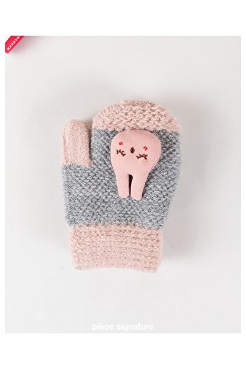 PIECE SIGNATURE 100% Acrylic Baby Gloves with Accessories (1-3 Years Old)