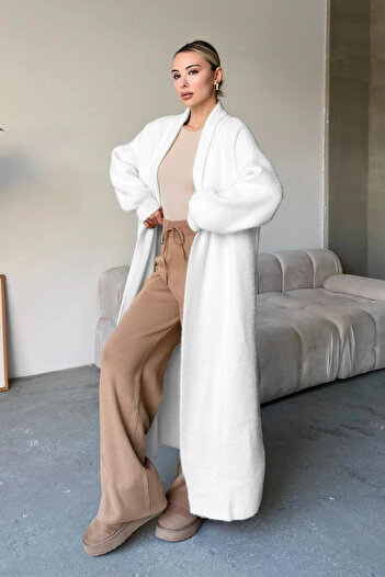 MAXXANA Ultra Soft Shawl Collar Long Knitwear Cardigan
