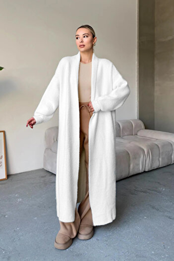 MAXXANA Ultra Soft Shawl Collar Long Knitwear Cardigan