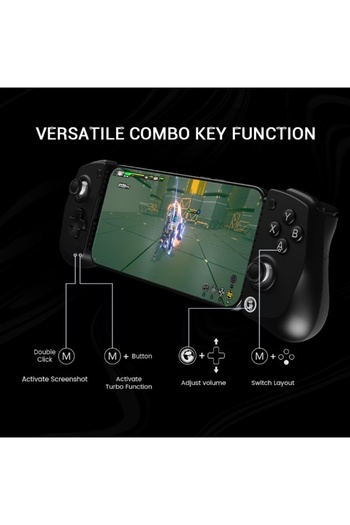 GameSir كنترولر ألعاب محمول لـ iPhone (USB-C) وأندرويد/هارموني. خفيف، عصي هول، يدعم التبريد والشحن.