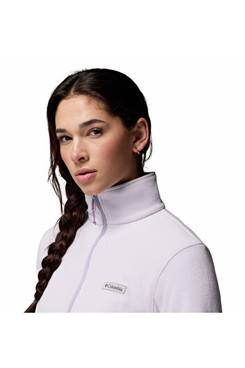 Columbia Women's Brand Logo Full Zipper Purple Fleece Suitable for Winter Use 1938041551 551