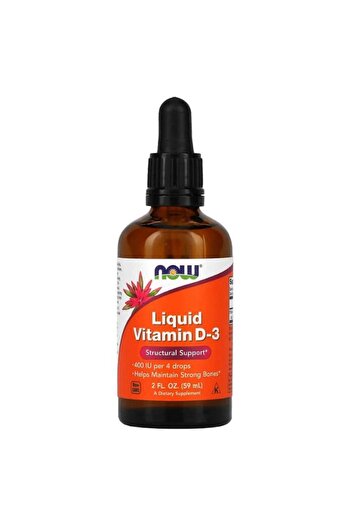 Now Foods Liquid Vitamin D-3 59ml