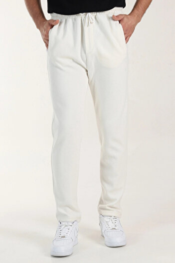 EXSPORT Thessaloniki Cotton Winter Ribbed Straight-Leg Sweatpants