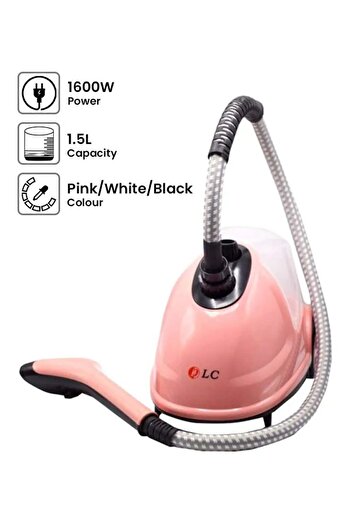 DLC Garment Steamer 1600W 1.5L DLC-530 - Pink/White/Black