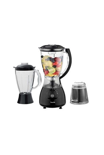 SAACHİ 3-in-1 Blender with Auto-Clean Feature 1.5 L 550 W NL-BL-4361 Black