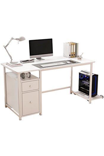 Sheinhome A compact desk for small homes, perfect for gaming, studying, and working in one place.