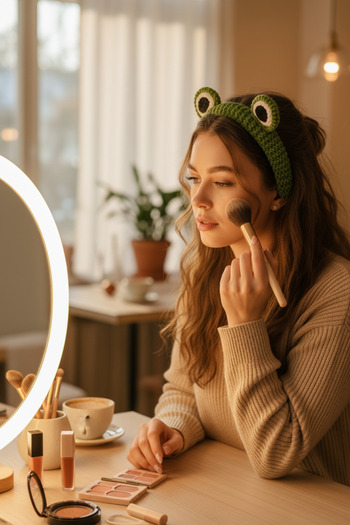 Sone Handmade Knitted Frog Crown |   Soft & Cute Accessory