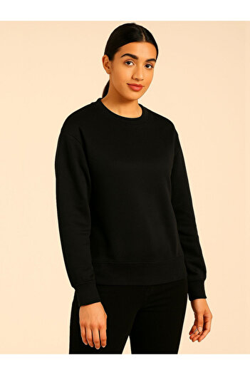 PAUSE By Styli Women Regular Fit Solid Sweatshirt