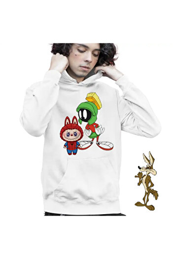 OEM Children's Hoodie Boys Labubu Spiderman Alien Marvin Looney
