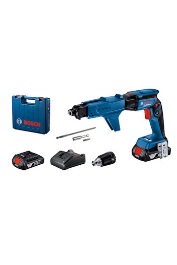 Bosch Professional GTB 185-LI cordless screwdriver with 2 x GBA 18V 2.0Ah batteries, GAL 18V-20 char