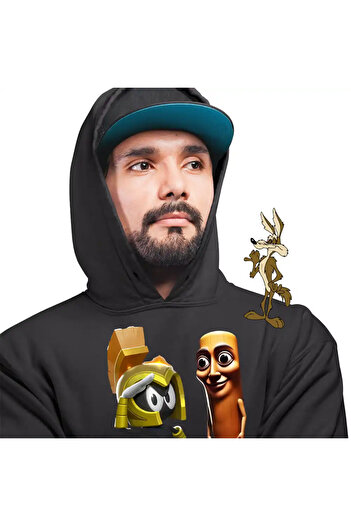 OEM Men's Hoodie Marvin the Martian Tung Sahur Italian Brain red