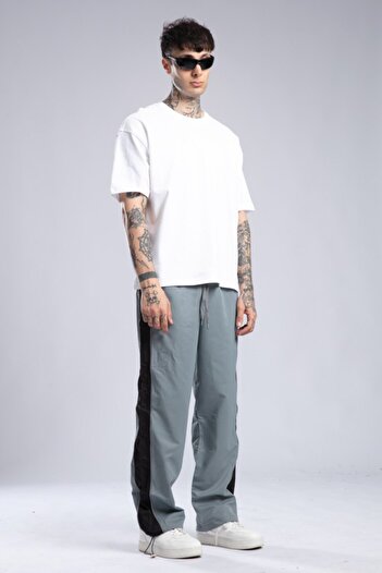 catchjeansro Men's sports pants – Track Style with side stripes