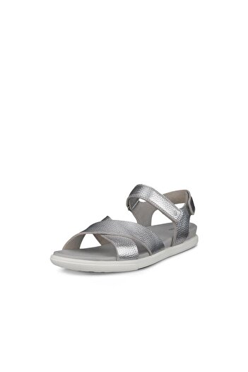 Ecco Damara Sandal Pure Silver Foil