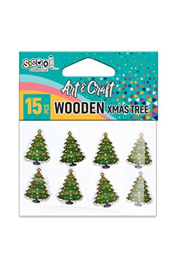 S COOL Wooden Christmas Tree Craft Accessories - S-COOL