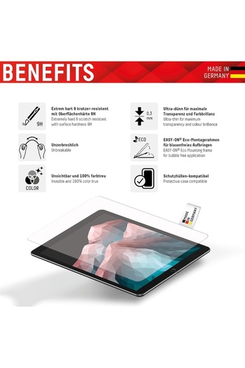Displex Screen protector for Samsung Galaxy Tab A7 10.4 (2020/2022) - Tablet FlexiGlass O20 PET Clea