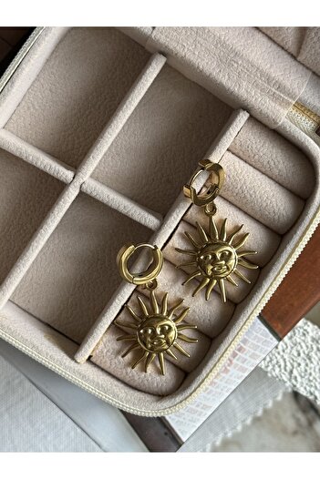 Rossetto Atelier Stainless Steel Sun Earrings