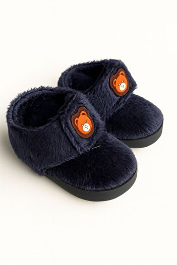 mini mia Plush Booties for Babies – Teddy Bear Design, Comfortable and Warm