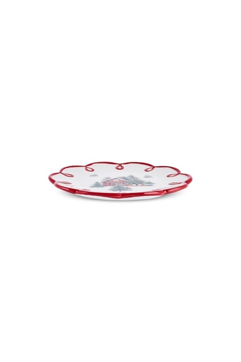 Karaca New Year Yılbaşı Cottage Tatlı Tabağı 14,5 cm