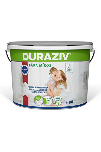DURAZIV Odorless Interior Emulsion Paint, 10 L