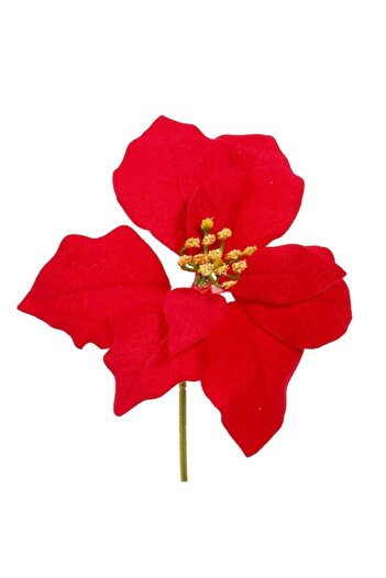 ANTBRO Decorative Christmas tree flower, red, South Perfect Decor, 20 cm