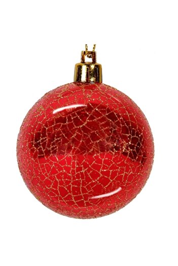 offlimits Set of 6 Christmas Baubles, OffLimits, glitter model, 6 cm