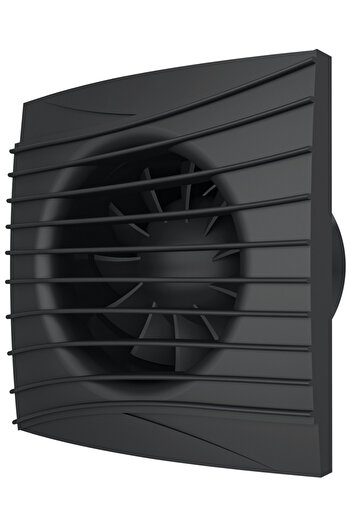 Venteurope FANCY100BDMB wall fan, square, diameter 100 mm, silent, with non-return valve