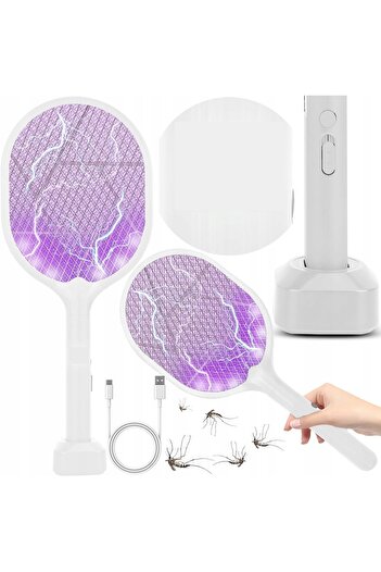 Other ELEKTRYCZNA ŁAPKA NA MUCHY PACKA NA OWADY KOMARY RAŻĄCA PRĄDEM LAMPA UV