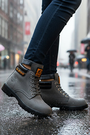 Giyyin Smoked Maldivian Cold-Proof Winter Boots Lace-Up Quality Orthopedic