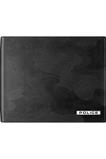 Police Berryblack Men's wallet, genuine leather, RFID, black