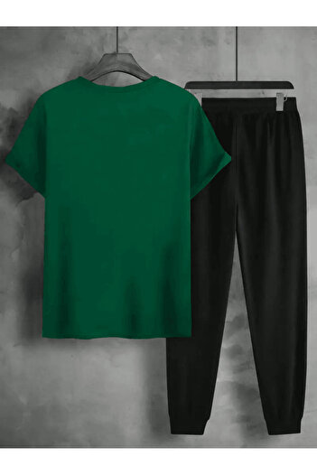 LAVİTTA Men's Minimalist Star Printed Tracksuit Set