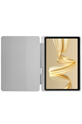 TEKNETSTORE Huawei Matepad Pro 12.2 Inch Case Folding Pen Compartment Silicone Stand Smart Cover with Sleep Mode