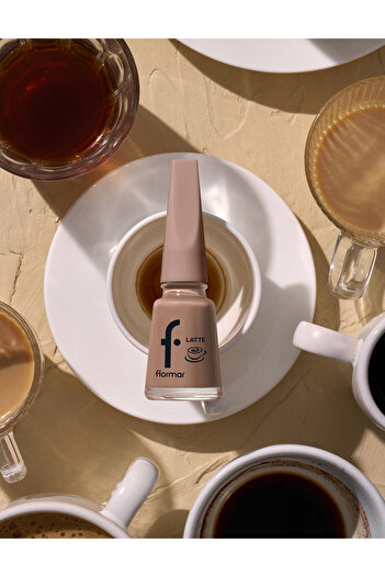 Flormar Latte Yüksek Pigmentli & Parlak Bitişli Kahve Tonlu Oje