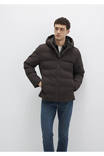 Mavi Καφέ Παλτό Regular Fit / Κανονική Κοπή 0110652-70219