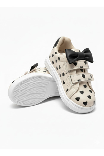 p papuccum ortopedi çocuk ayakkabıları Girl's Heart Bow Non-Slip Sole Orthopedic Sports Shoes